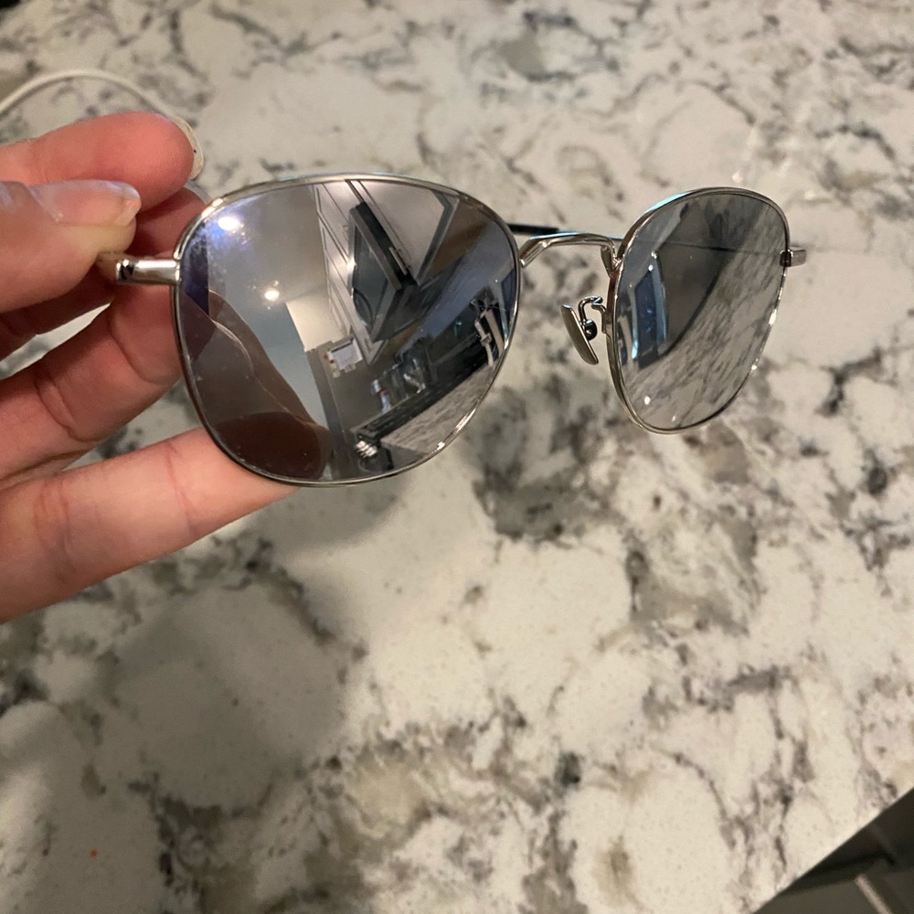 SAINT LAURENT Silver Mirror Sunglasses - Picture 5 of 8